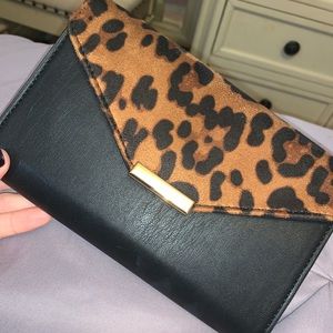 Black/ leopard bag